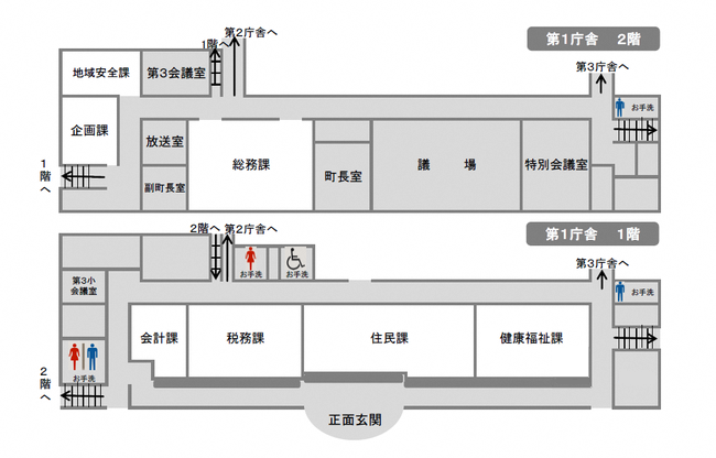 高根沢町第一庁舎図