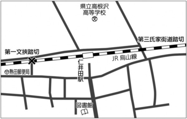 JR烏山線周辺MAP
