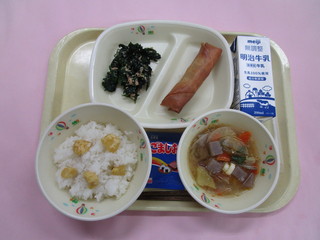 給食写真（10月9日）